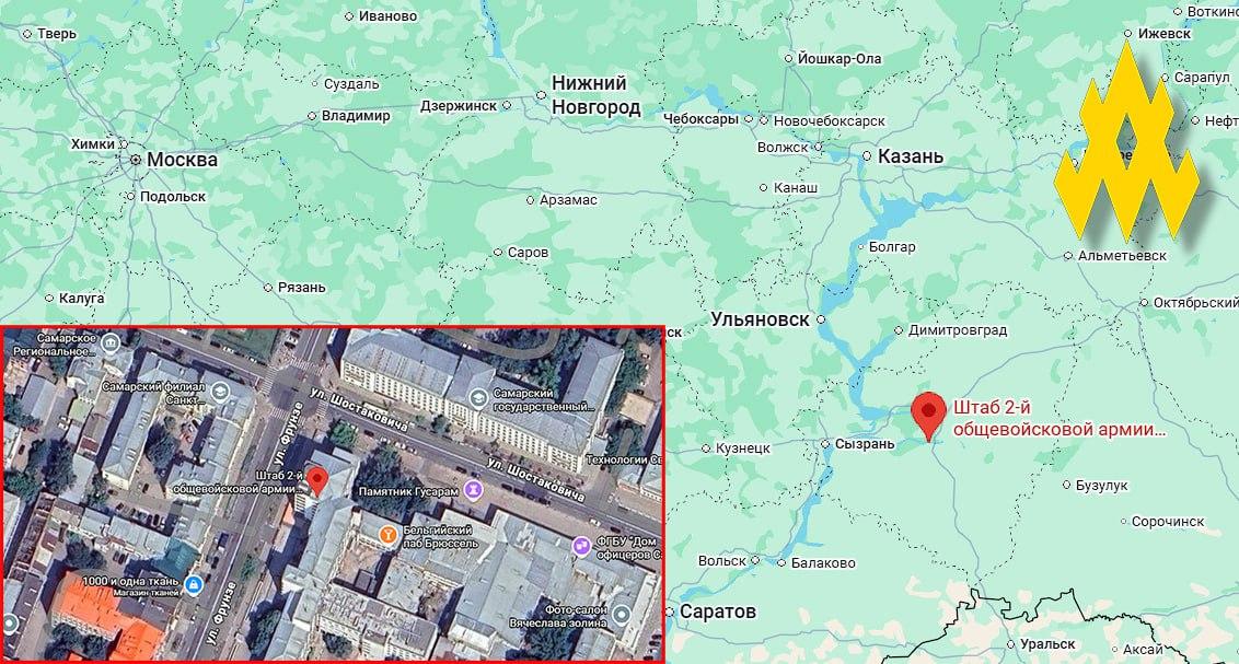 Партизаны провели разведку штаба армии РФ. Фото: Telegram/АТЕШ