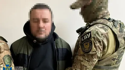 Задержание агента ГРУ. Фото: СБУ