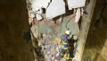 The aftermath of an explosion in a high-rise building in Kharkiv. Photo: Department of Emergency Situations of the Kharkiv City Council.