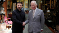 The King hopes that Ukraine will be able to achieve a just and lasting peace. Photo: Jonathan Brady/PA Media.