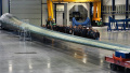 For the first time in Ukraine, a blade for a wind turbine was manufactured. Photo: Telegram Viktor Mykyta