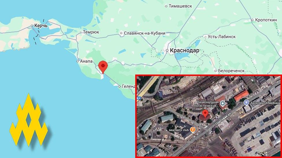Партизаны разведали ключевой узел управления ЧФ РФ в Новороссийске. Фото: Telegram/АТЕШ