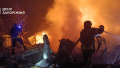 The aftermath of the attack in Zaporizhzhia. Photo: STATE EMERGENCY SERVICE OF UKRAINE