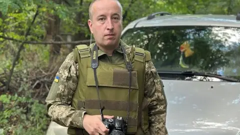 Анатолій Мельник, військовий журналіст. Фото з особистого архіву.