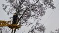 Almost all of Odesa Region has lost power due to the weather. Photo: DTEK Odesa Grids.