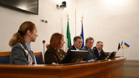 Представники НААУ та Національної ради адвокатів Італії. Фото: Ildubbio.news