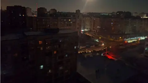 Белгород без света. Фото: социальные сети