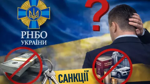 Санкции СНБО. Изображение сгенерировано с помощью ChatGPT