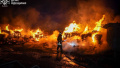 Large-scale fire broke out at enterprise in Odesa Region due to russian attack: SESU shows footage from scene
