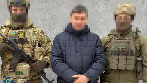 Задержание агента военной разведки РФ. Фото: СБУ