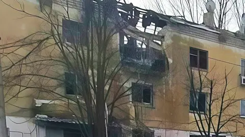 Последствия удара по Шахтерскому