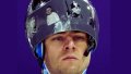 Vladyslav Heraskevych with a "memory helmet". Photo: instagram/heraskevychvladyslav