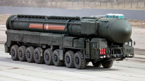 Российская баллистическая ракета "Орешник". Фото: росзми