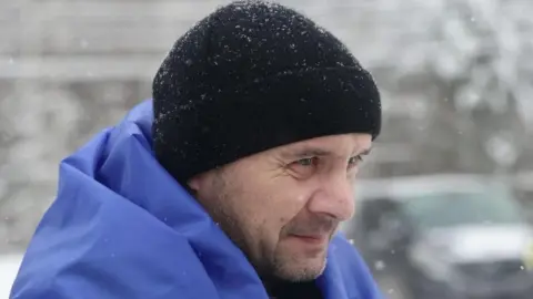 Назар Далецкий, который считался погибшим и вернулся из плена РФ. Фото: Львовская ОВА