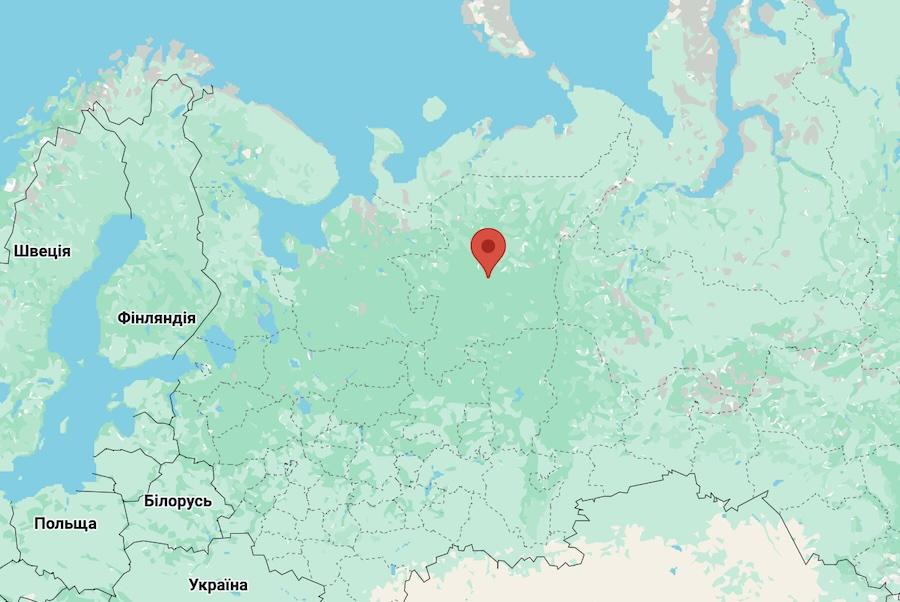 Ухтинский НПЗ на карте сервиса Google Maps. Фото: скриншот.