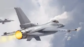 Винищувач F-16. Фото: depositphotos