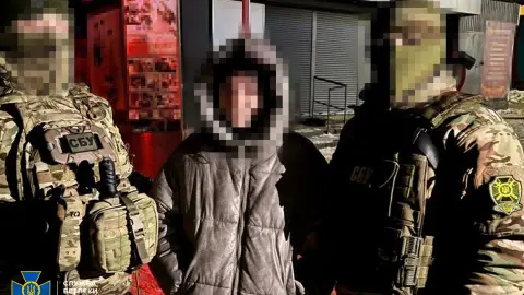 Задержание агента ФСБ. Фото: Служба безопасности