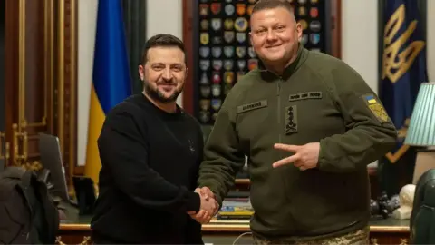 Владимир Зеленский и Валерий Залужный и Валерий Залужный