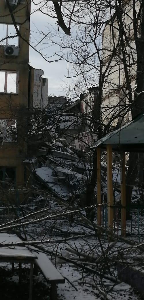 Последствия атаки РФ по Константиновке. Фото: facebook/Сергей Горбунов