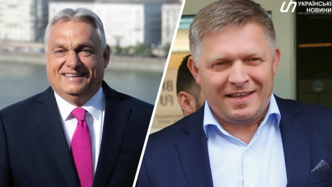 Віктор Орбан, Роберт Фіцо. Колаж: УН