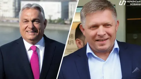 Виктор Орбан, Роберт Фицо. Коллаж: УН