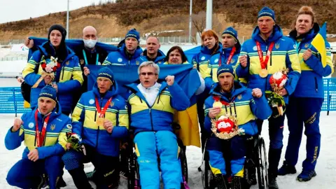 Украинские паралимпийцы. Фото: Национальный комитет спорта инвалидов Украины