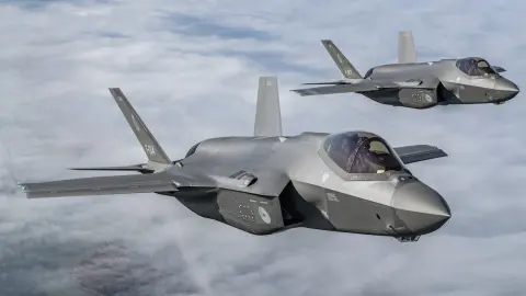 Истребители F-35 Lightning II. Фото: Минобороны Нидерландов.