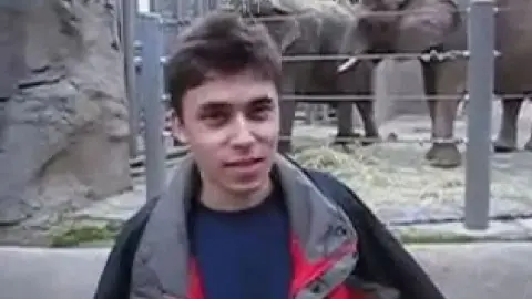 Первое видео на ютуб. Скриншот