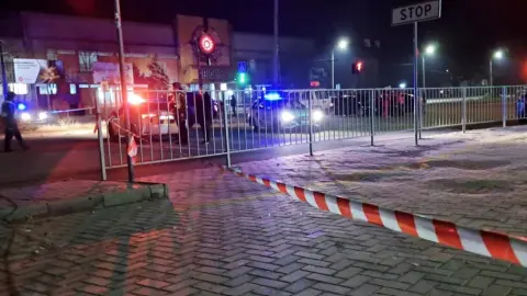 Место взрыва. Николаев. Фото: Нацполиция