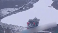 The dam blown up. Photo: screenshot of the video