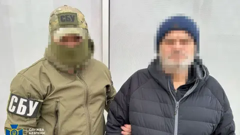 Задержание агента РФ. Фото: Служба безопасности
