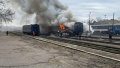 Attack on train. Photo: Oleksii Kuleba