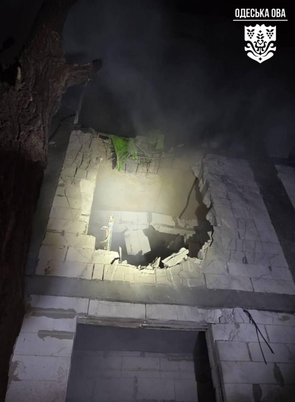 Consequences of russian attack on Odesa Region. Photo: Telegram/Oleh Kiper/Odesa Regional State Administration (Regional Military Administration)