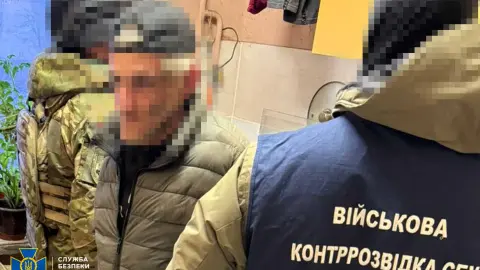 Задержание агента РФ. Фото: Служба безопасности