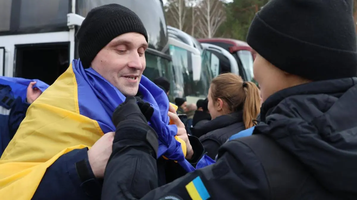 Обмін полоненими 6 березня 2026. Фото: Telegram/Zelenskiy / Official