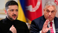 Volodymyr Zelenskyy and Viktor Orbán. Collage: the Ukrainian News agency.