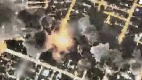Бомбардировка Ирана. Фото: скриншот видео