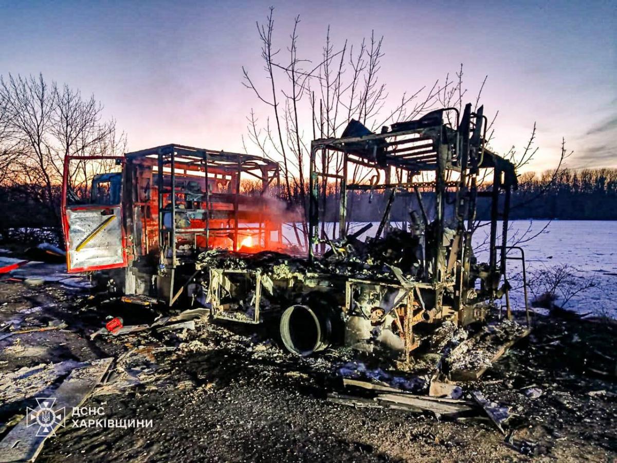 The Russians targeted the rescuers. Photo: State Emergency Service
