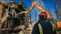 A strike on Kharkiv. Photo: State Emergency Service of Kharkiv region