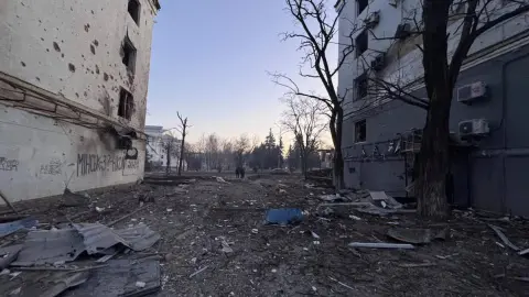 Последствия авиаудара по Краматорску. Фото: Краматорская МВА.