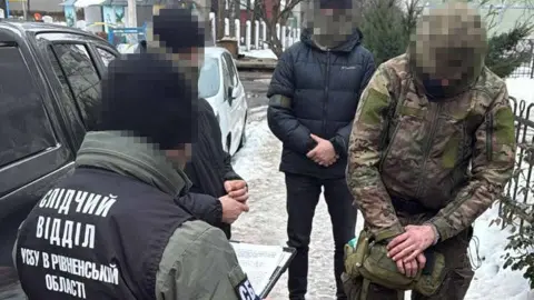 Задержание агента РФ. Фото: Служба безопасности