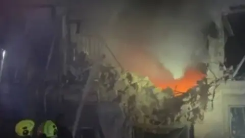 Последствия атаки на Одессу. Скриншот видео
