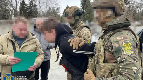 Задержание "двойного" агента РФ и РБ. Фото: Служба безопасности