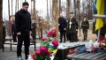 Volodymyr Zelenskyy bowed his head in front of the memorial in Moshchun. Photo: the President's Office.