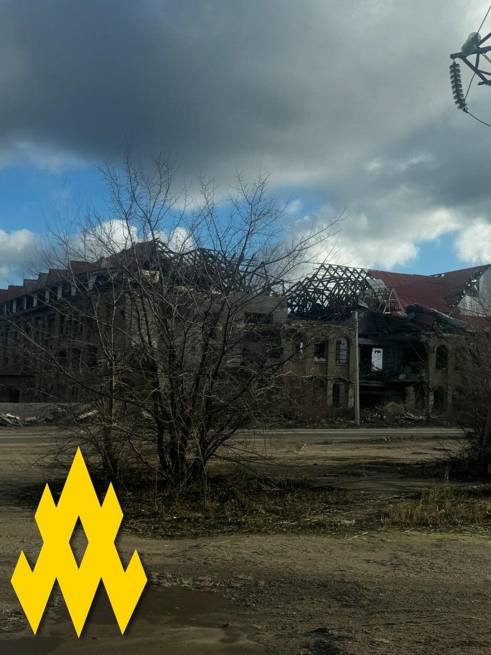 Occupants' base in Luhansk. Photo: 