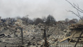 The aftermath of a russian air strike on Druzhkivka. Photo: State Emergency Service of Ukraine.