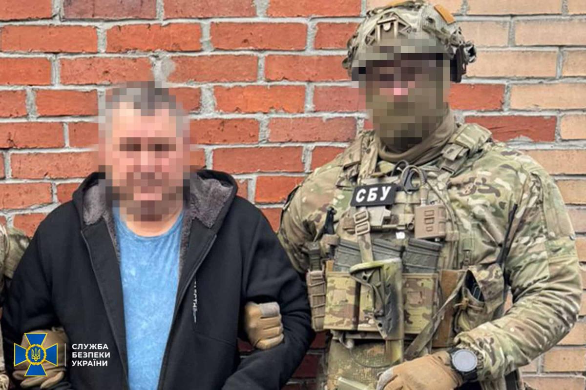 Detention of a GRU agent. Photo: Security Service of Ukraine