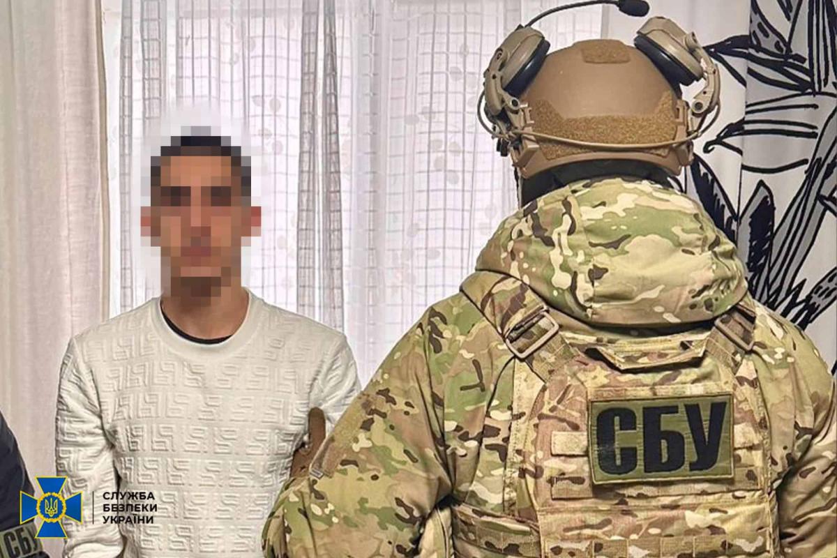 Detention of a GRU agent. Photo: Security Service of Ukraine