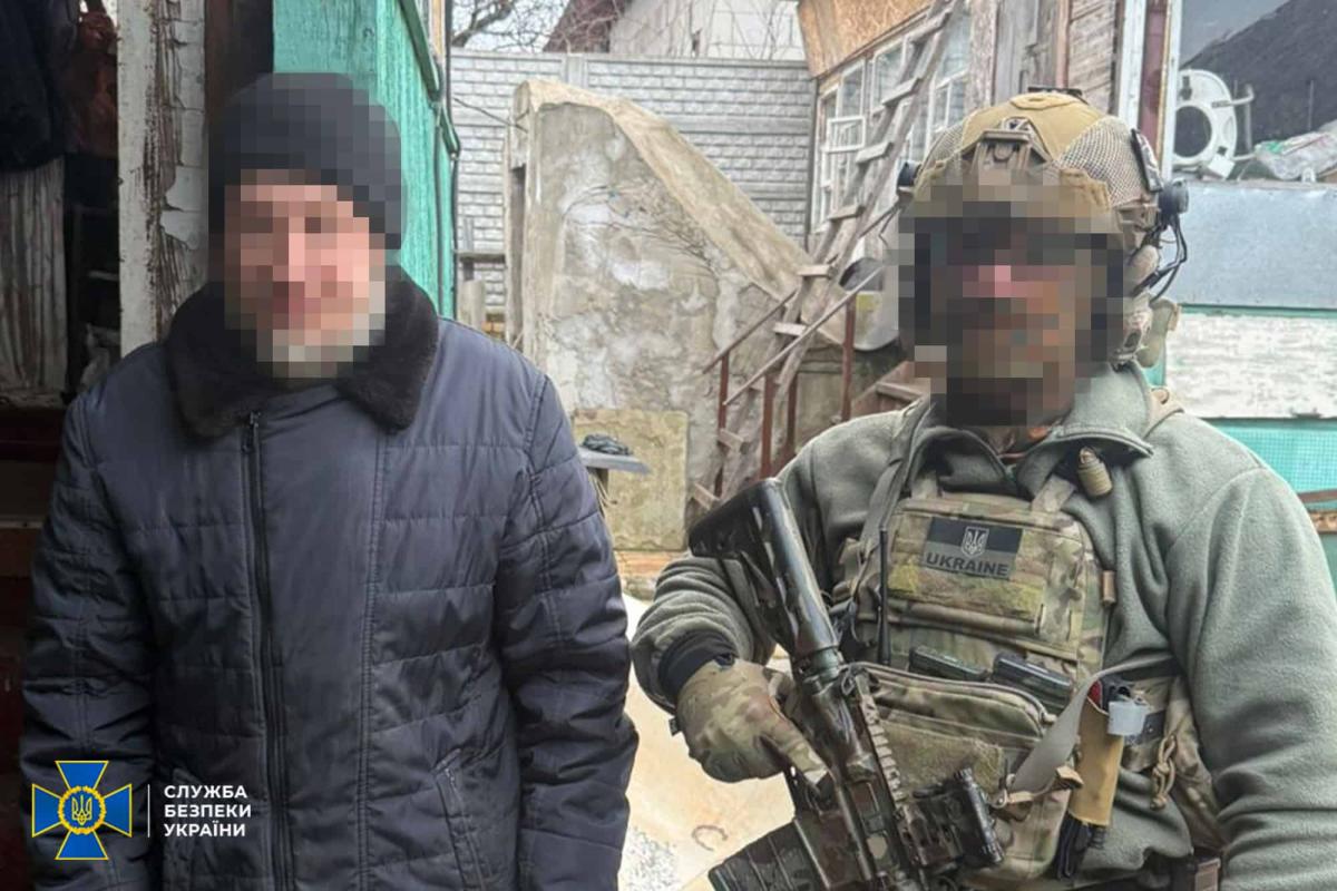 Detention of a GRU agent. Photo: Security Service of Ukraine