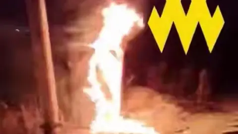 Партизаны вывели из строя железнодорожный узел под Луганском. Фото: "АТЕШ"